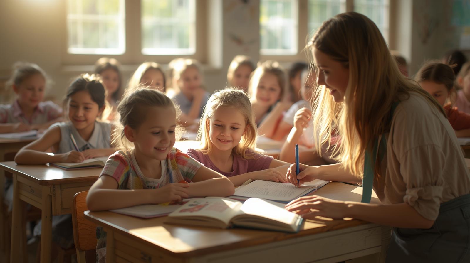 Children learning